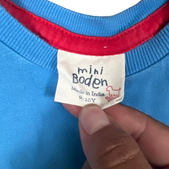 Mini Boden 9-10Y 100% Cotton Under The Sea Applique Shirt - Picture 6 of 6